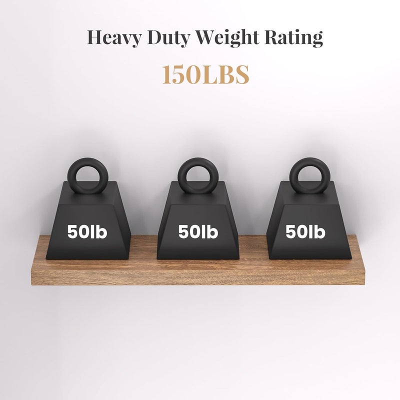 Craftersmark 2pcs Floating Shelf Hardware Heavy Duty Hidden Shelf Brackets Support,Wall Mounting Invisible Floating Shelves Bracket with Jig (16" x 6" x 1.5" with Tools) - Image 4